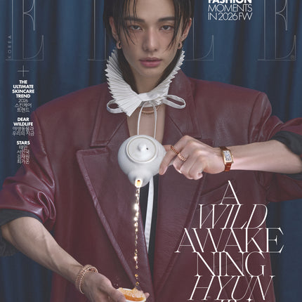 ELLE Korea April 2026 Magazine – Stray Kids Hyunjin Cover (Book-in-Book NCT WISH)