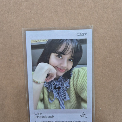 BLACKPINK LISA - PHOTOBOOK [0327] VOL.2 Second Edition + Polaroid Photocard