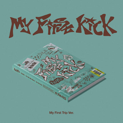 KickFlip - My First Kick 4th Mini Album (My First Trip Version) Kpop Album