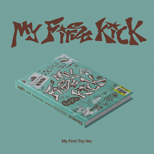 KickFlip - My First Kick 4th Mini Album (My First Trip Version) Kpop Album
