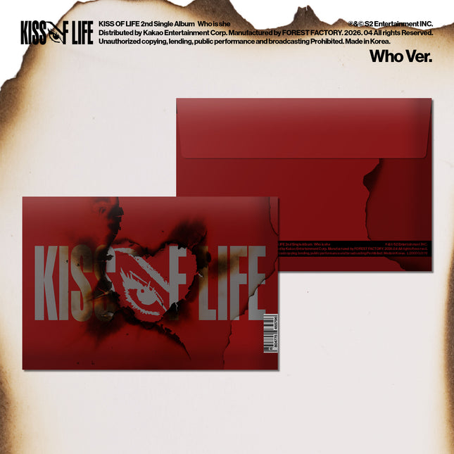 KISS OF LIFE - Who is she 2nd Single Album Who Ver. K-Pop CD