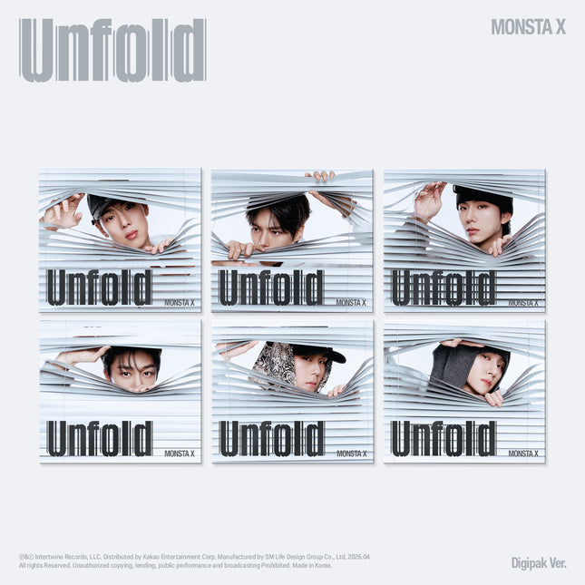 MONSTA X - 1st US Full Album : Unfold (DIGIPACK Ver)