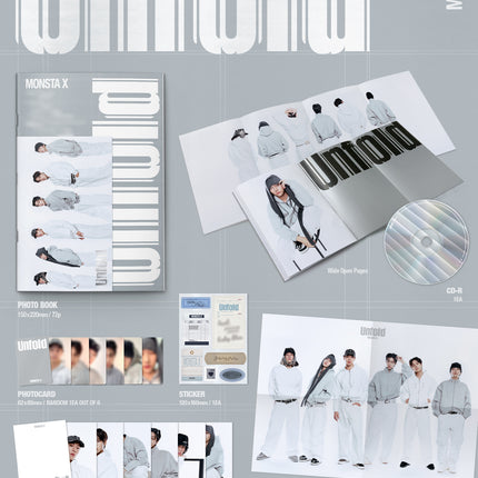 MONSTA X - 1st US Full Album : Unfold (Photobook Ver)