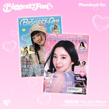 Red Velvet IRENE - Biggest Fan 1st Full Album (Photobook Version) Kpop Album