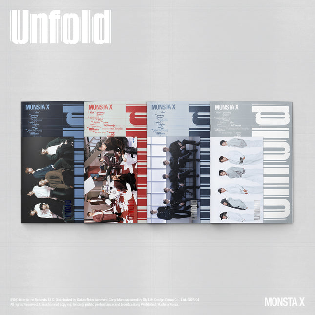 MONSTA X - 1st US Full Album : Unfold (Photobook Ver)