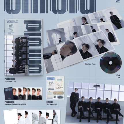 MONSTA X - 1st US Full Album : Unfold (Photobook Ver)