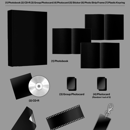 KATSEYE - WILD 3rd EP Album Photobook Ver (Wild world Ver / Wild heart Ver)