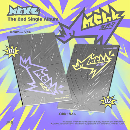 [SALE] NEXZ - Mmchk 2nd Single Album Photobook Ver (Umm…ver / Chk! ver)