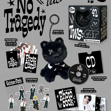 TWS - NO TRAGEDY 5th Mini Album ROMEO CAT Ver ( Limited Item )