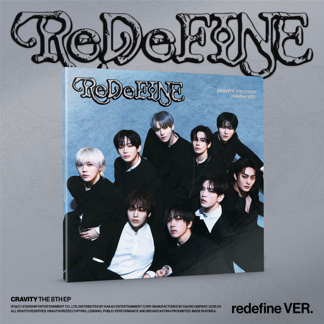 CRAVITY - ReDeFINE 8th Mini Album redefine Ver