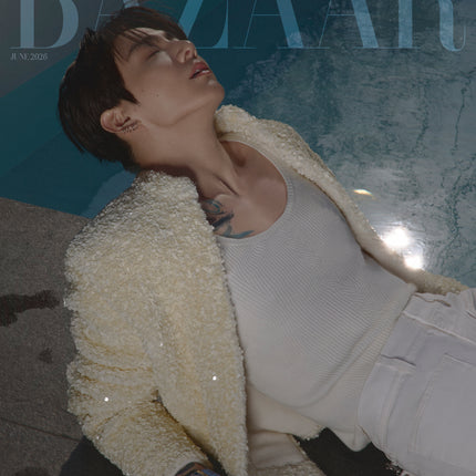 BTS Jungkook Cover HARPER'S BAZAAR Magazine June 2026 (ZEROBASEONE 16p)