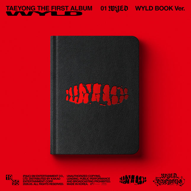NCT TAEYONG - WYLD 1st full Album WYLD BOOK Ver