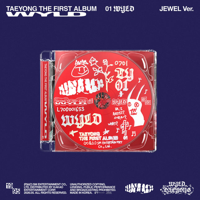 NCT TAEYONG - WYLD 1st full Album Jewel Case Ver