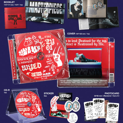 NCT TAEYONG - WYLD 1st full Album Jewel Case Ver