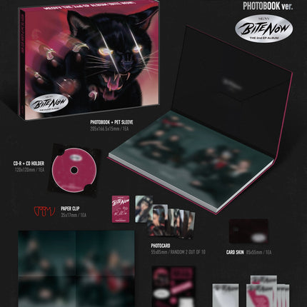 MEOVV - BITE NOW 2nd EP Album Photobook Ver (BEAST / ANGEL Ver / SET)