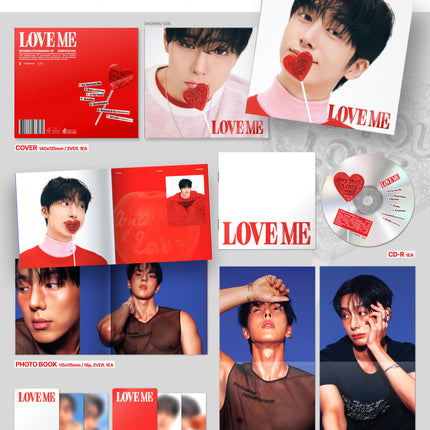[SET] MONSTA X SHOWNU X HYUNGWON - LOVE ME EP Album 3 Photobook + 2 Digipack Ver