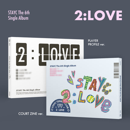 STAYC - 2:LOVE 6th Single Album photobook Ver (PLAYER PROFILE / COURT ZINE)