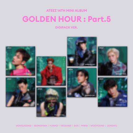 ATEEZ - GOLDEN HOUR : Part.5 14th Mini Album DIGIPACK Ver