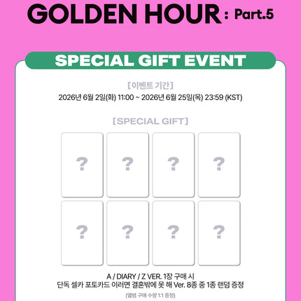 [POB] ATEEZ - GOLDEN HOUR : Part.5 14th Mini Album Photobook Ver.