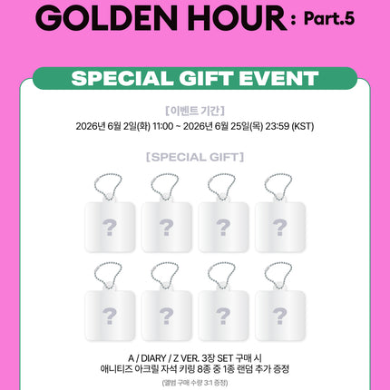 [POB] ATEEZ - GOLDEN HOUR : Part.5 14th Mini Album Photobook Ver.