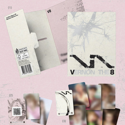 SEVENTEEN V8 (THE 8, VERNON) - V8 1st Mini Album Weverse Albums Ver