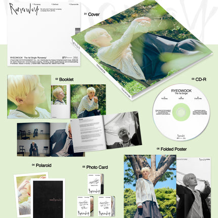 Super Junior RyeoWook - A Wild Rose 3rd Mini Album DIGIPACK Ver