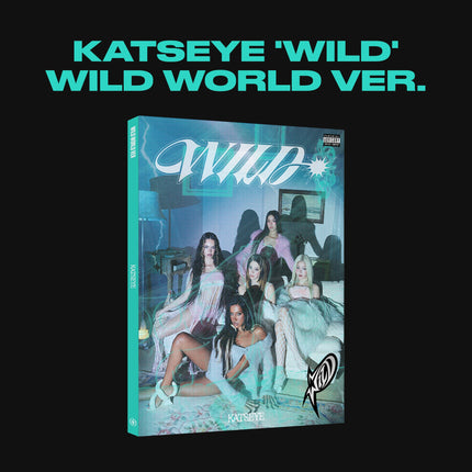 KATSEYE - WILD 3rd EP Album 2Ver Photobook + 5Ver Member All Set