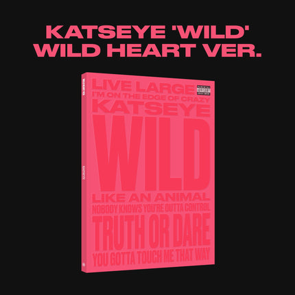 KATSEYE - WILD 3rd EP Album 2Ver Photobook + 5Ver Member All Set