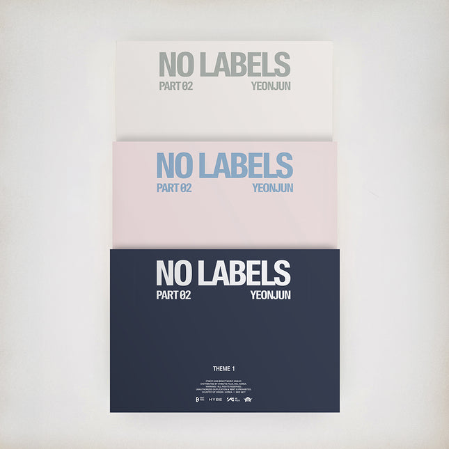 TXT YEONJUN - NO LABELS: PART 02 2nd Mini Album Photobook Ver. ( THEME 1 / 2 / 3 )