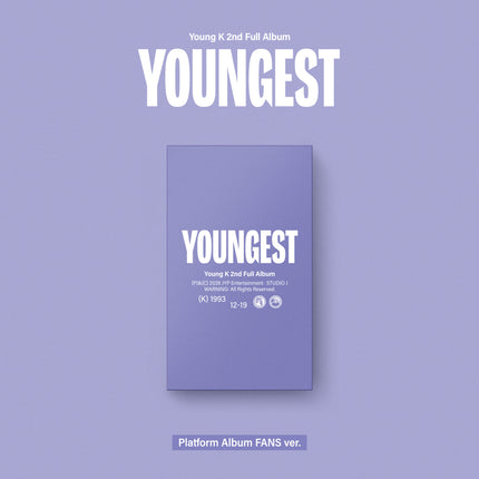 DAY6 Young K - YOUNGEST 2nd Full Album Platform Album FANS Ver.