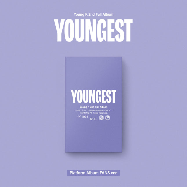 DAY6 Young K - YOUNGEST 2nd Full Album Platform Album FANS Ver.