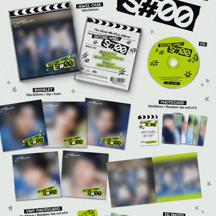 The Wind - Second wind : S#00 4th Mini Album Jewel Case Ver.
