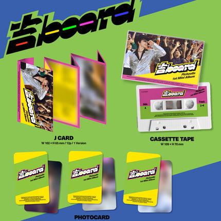 [SET] Picheolin - 吉BOARD 1st Mini Album Magazine + Jewel Case + USB + Cassette Tape Ver. SEVENTEEN DINO