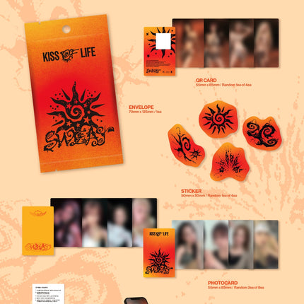 [SET] KISS OF LIFE - SWEAT 3rd Single Album 2 Ver Digipack + POCAALBUM Set