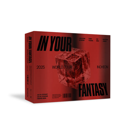 [POB] ATEEZ - 2025 WORLD TOUR [IN YOUR FANTASY] INCHEON DVD + POB Photocard Set