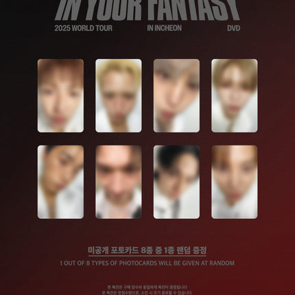 [POB] ATEEZ - 2025 WORLD TOUR [IN YOUR FANTASY] INCHEON DVD + POB Photocard Set