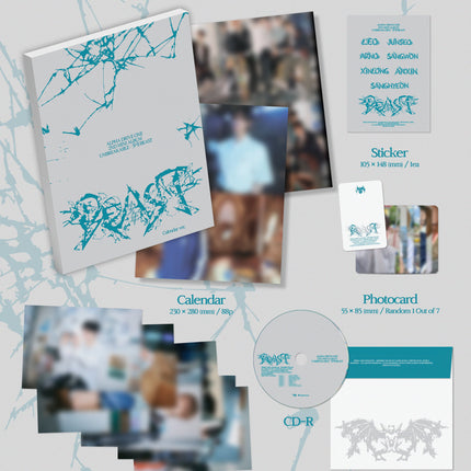 ALPHA DRIVE ONE - UNBREAKABLE : 少年BEAST 2nd Mini album Calendar Ver.