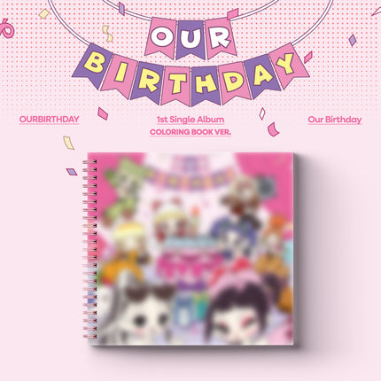[SET] OURBIRTHDAY - Our Birthday 1st Single Album ALL SET