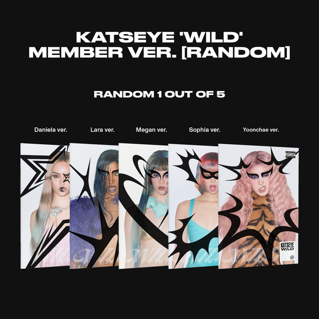 KATSEYE - WILD 3rd EP Album Member Ver (Member Selection)