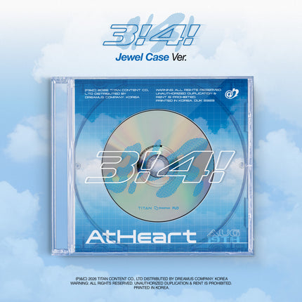 AtHeart - 3!4! Single Album Jewel Case Ver.