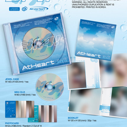 AtHeart - 3!4! Single Album Jewel Case Ver.