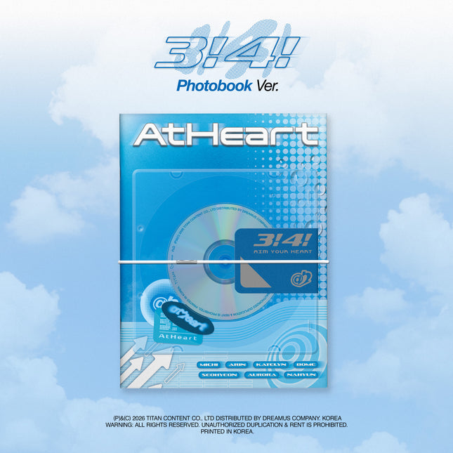 AtHeart - 3!4! Single Album Photobook Ver.
