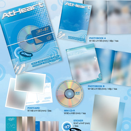 AtHeart - 3!4! Single Album Photobook Ver.
