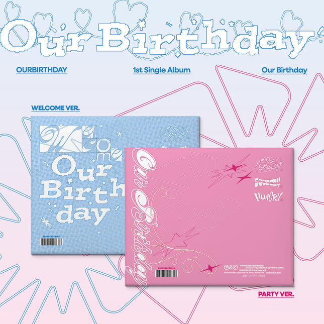 OURBIRTHDAY - Our Birthday 1st Single Album Photobook Ver. (WELCOME / PARTY / Set)