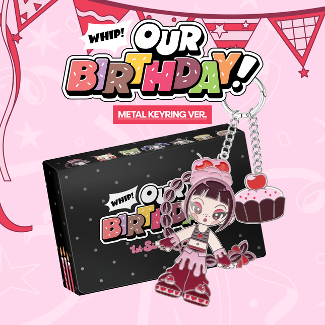 OURBIRTHDAY - Our Birthday 1st Single Album METAL KEYRING Ver. (FANS Album)