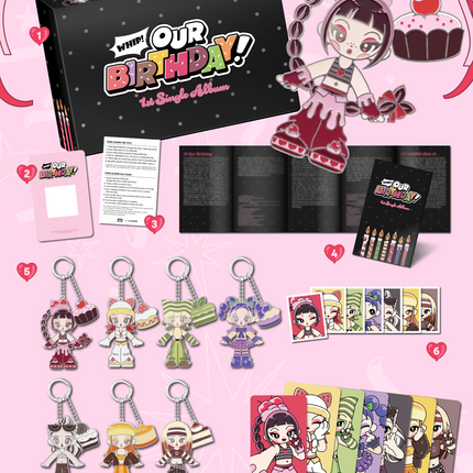[SET] OURBIRTHDAY - Our Birthday 1st Single Album ALL SET