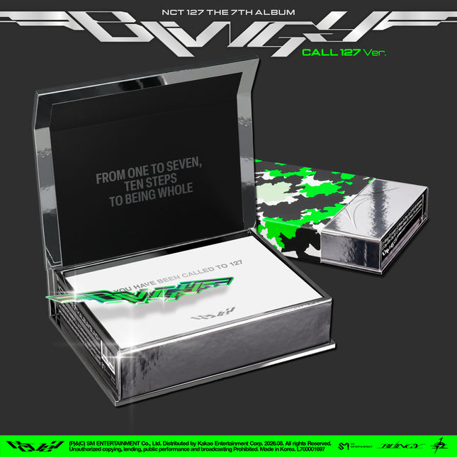 NCT 127 -  BLINGY 7th Full Album JET CALL 127 Ver. (Smart Album)