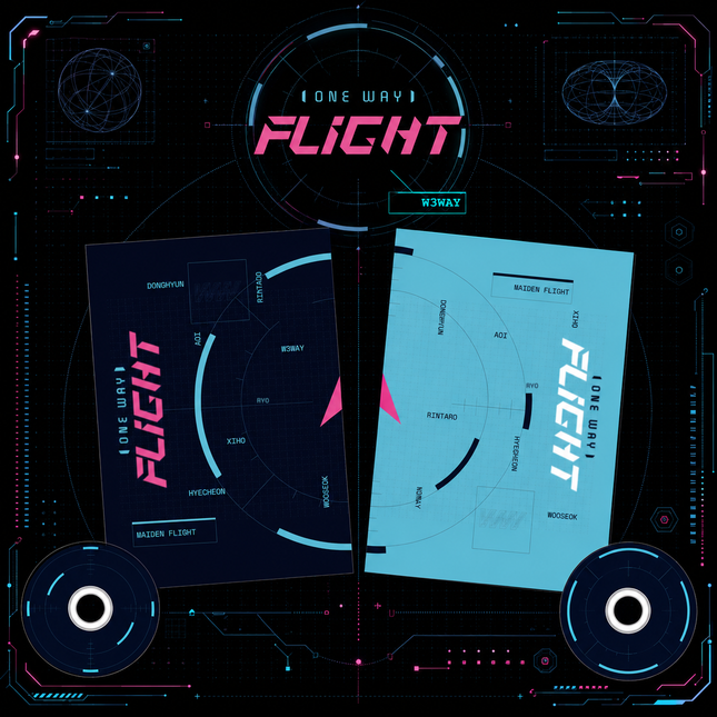 W3WAY - ONE WAY FLIGHT Mini Album Photobook (A / B / Set Ver)