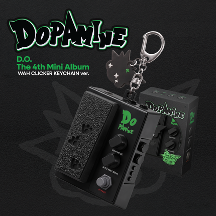 [SET] EXO D.O. - DOPAMINE 4th Mini Album FIZZ + POP + WAH CLICKER KEYCHAIN Ver.