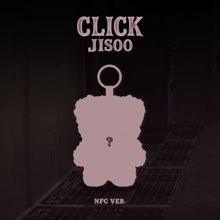 [POB] BLACKPINK JISOO - CLICK Single Album CLICK BABY BEAR NFC Ver.